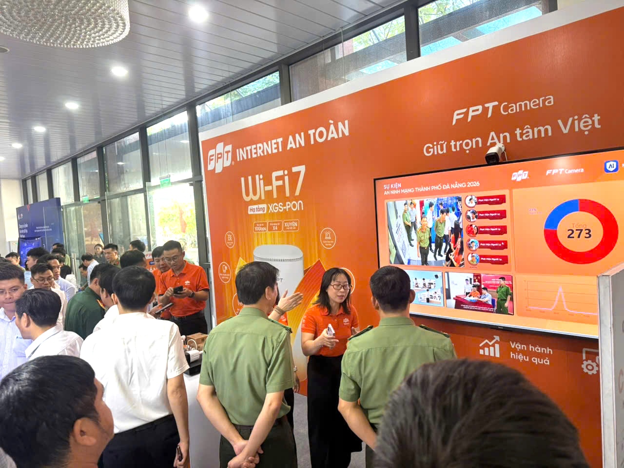 FPT Camera giới thiệu hệ sinh th&aacute;i AI ti&ecirc;n tiến tại sự kiện An ninh mạng v&agrave; Diễn tập bảo đảm an ninh mạng TP. Đ&agrave; Nẵng 2026