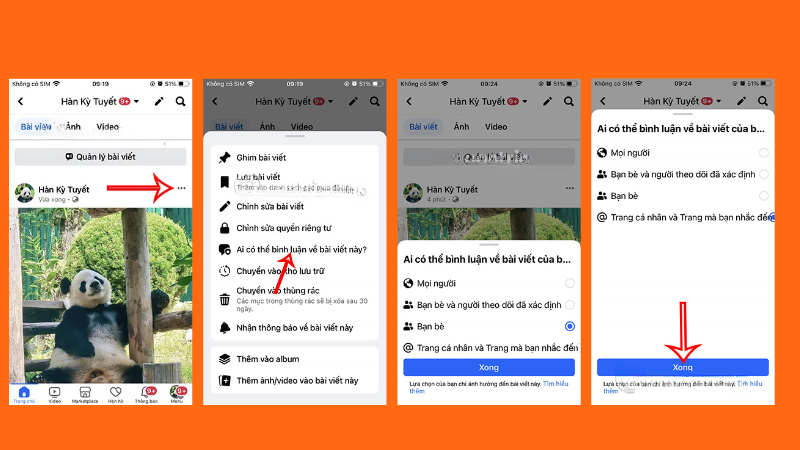 Hướng dẫn hạn chế bình luận trên bài viết Facebook cá nhân bằng điện thoại