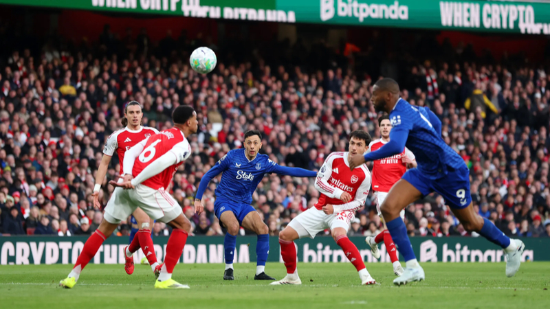 Arsenal từng đánh bại Everton 2-0 trong lần đối đầu gần nhất trên sân Emirates