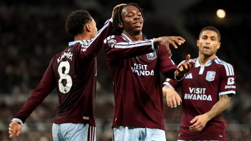 Johan Manzambi ghi bàn giúp Aston Villa đánh bại Newcastle 1-0