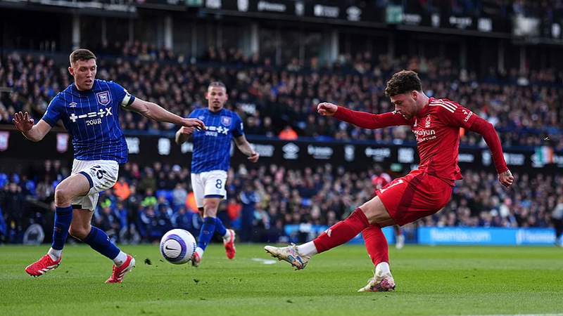 Ipswich Town và Nottingham Forest trong lần chạm trán gần nhất