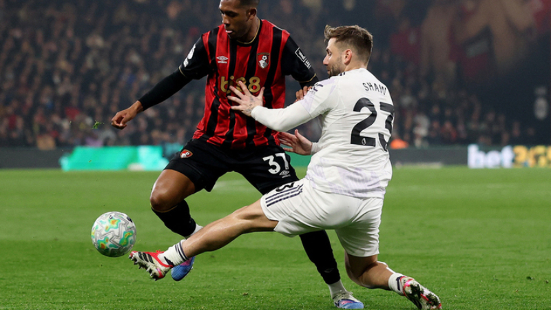 Man Utd và Bournemouth hòa 2-2 trong lần đối đầu gần nhất tại Ngoại hạng Anh 2025/26