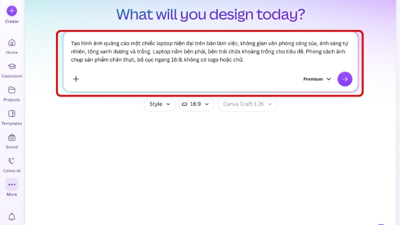 Viết prompt để tạo hình ảnh