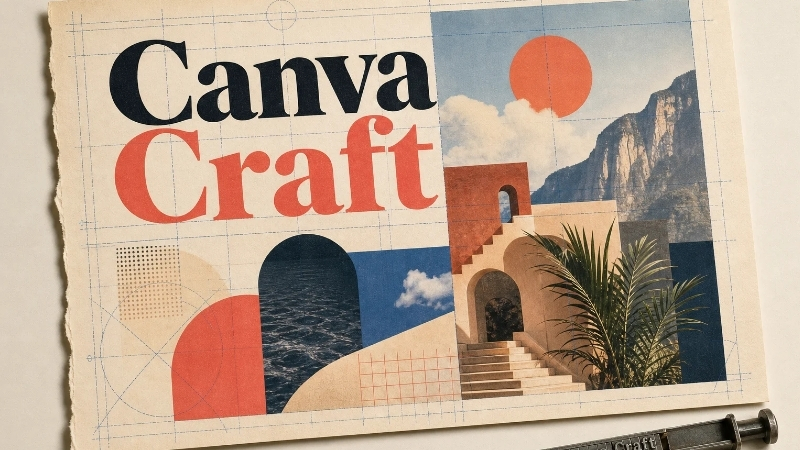 Canva Craft cho phép tạo hình ảnh minh hoạ linh hoạt