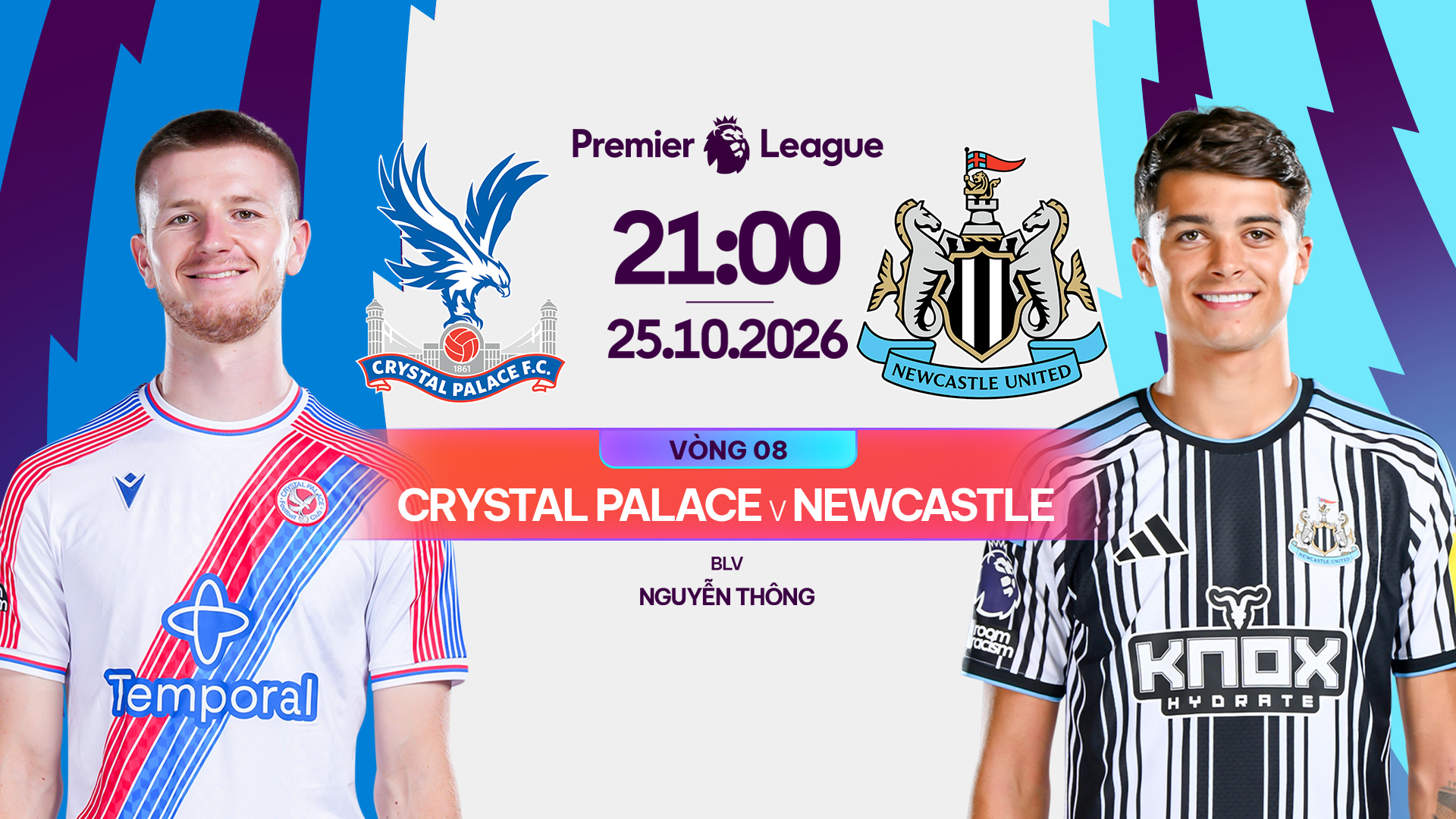 Link xem Crystal Palace vs Newcastle, 21h00 ng&agrave;y 25/10