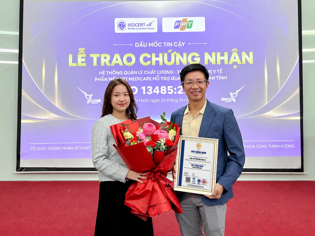 Phần mềm FPT MediCare đạt chứng nhận quốc tế ISO 13485:2016