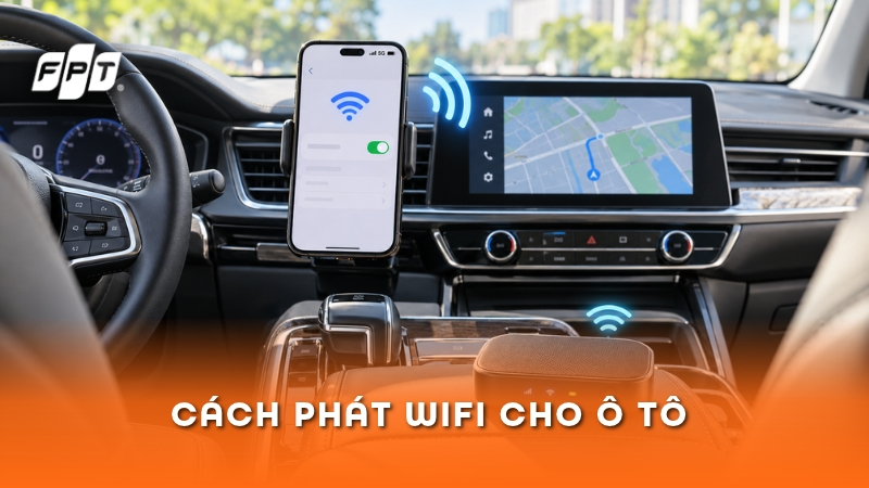 C&aacute;ch ph&aacute;t WiFi cho &ocirc; t&ocirc; dễ d&agrave;ng kh&ocirc;ng phải ai cũng biết