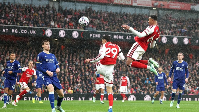 Pháo thủ thắng thuyết phục trước Everton