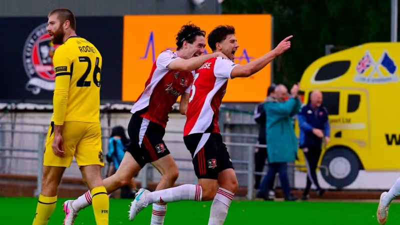 Fleetwood thua Exeter City 1-2 ở trận gần nhất