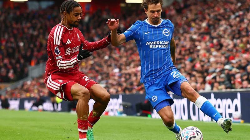 Brighton nhận thất bại 0-2 trước Liverpool ở vòng đấu gần nhất tại Ngoại hạng Anh