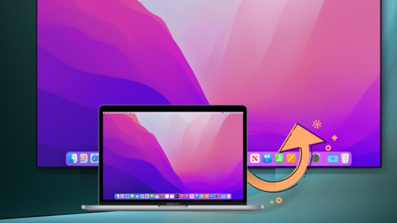 Để dừng kết nối, mở lại mục Phản chiếu màn hình trên MacBook và ngắt kết nối với tivi