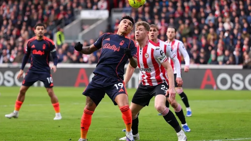 Nottingham Forest giành chiến thắng 2-0 trước Brentford trong lần chạm trán gần nhất