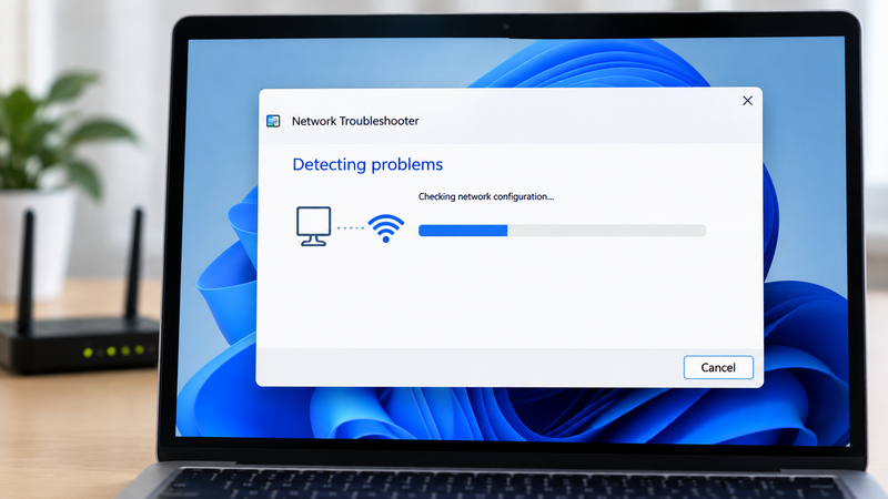 Công cụ Windows Network Troubleshooter giúp phát hiện và đề xuất cách khắc phục sự cố kết nối mạng