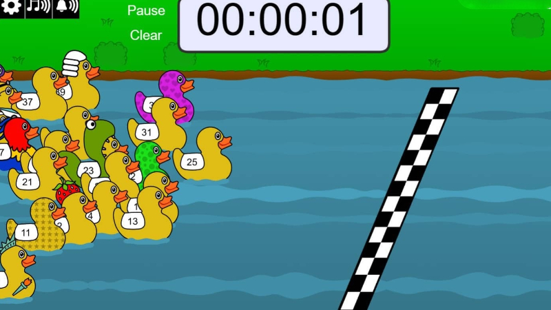 Game đua vịt gọi học sinh trả bài