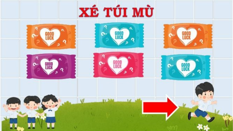 Game trả bài giàu tính bất ngờ: game xé túi mù