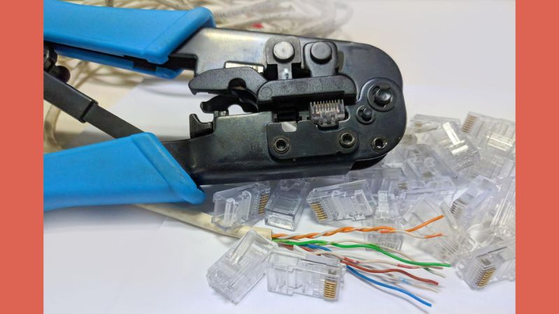 Dụng cụ bấm dây mạng LAN và đầu RJ45