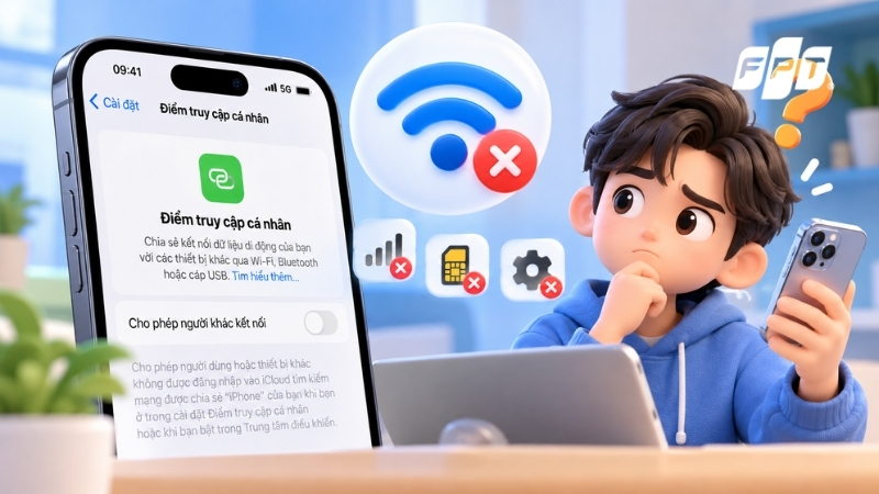 Một số gói dữ liệu di động có thể giới hạn khả năng sử dụng Điểm truy cập cá nhân