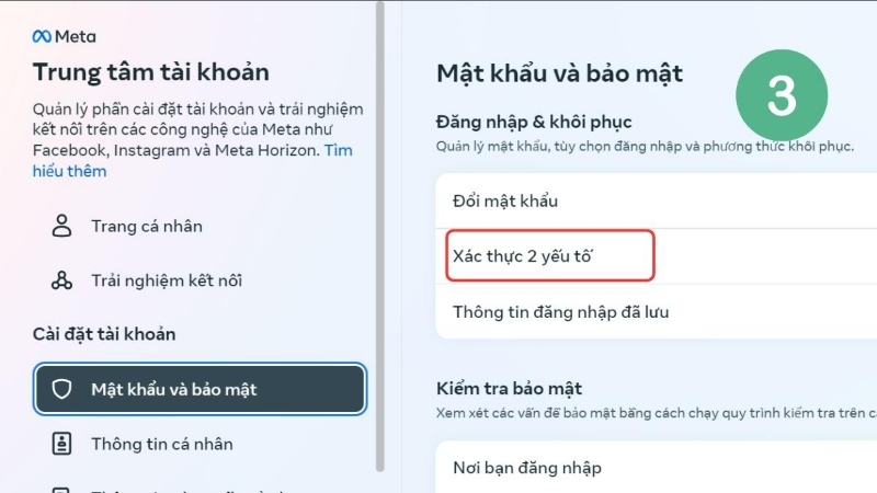 Bật xác thực hai yếu tố giúp tăng cường bảo mật tài khoản Facebook