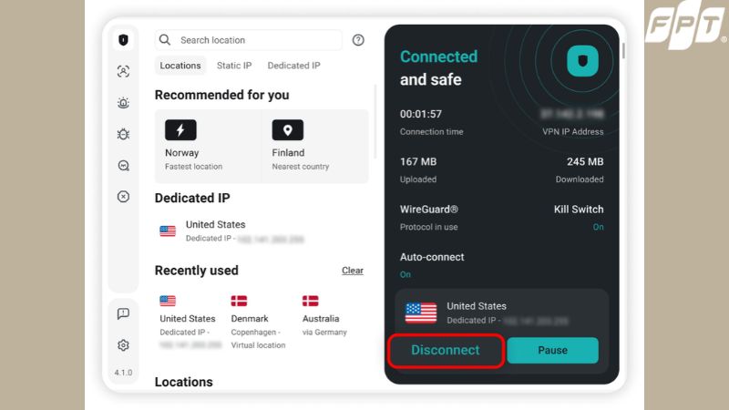 Tắt VPN trên Chrome và Edge