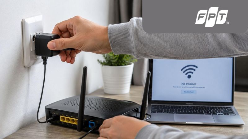 Kiểm tra modem, router khi mất Internet
