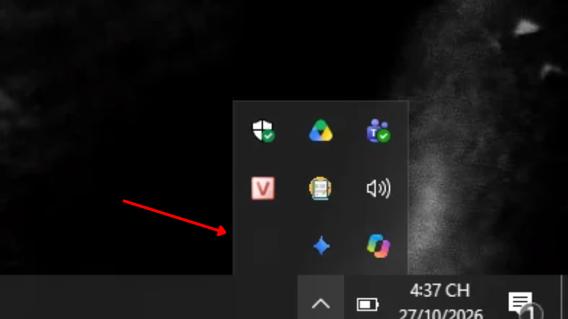 Biểu tượng WiFi trên Taskbar bị mất