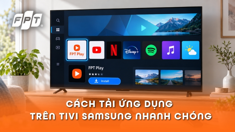 Cách tải ứng dụng trên tivi Samsung nhanh, dễ làm nhất 2026