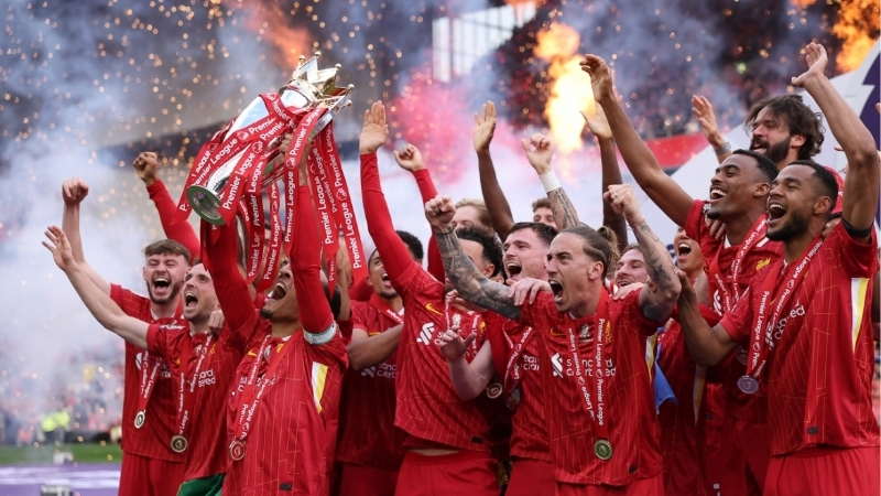 Liverpool đăng quang Premier League 2024/25 tại Anfield