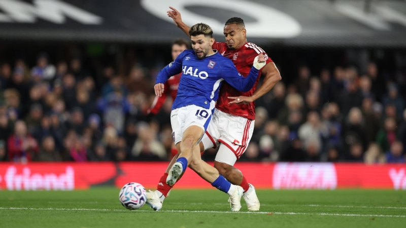 Ipswich hoà 1-1 vs Nottingham Forest tại vòng 8 Ngoại hạng Anh 2026/27