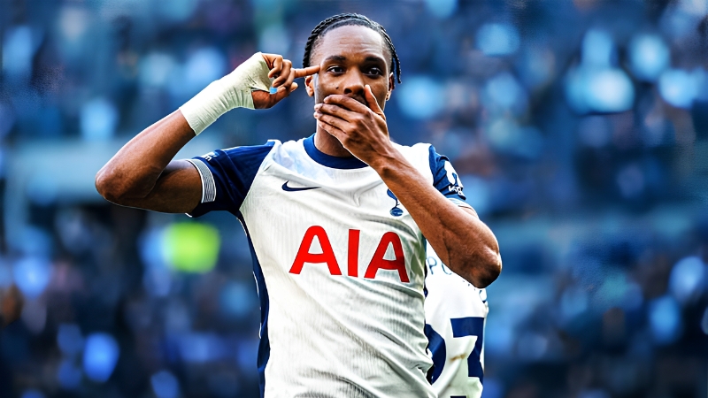 Mathys Tel là nhân tố tấn công đáng chú ý của Tottenham