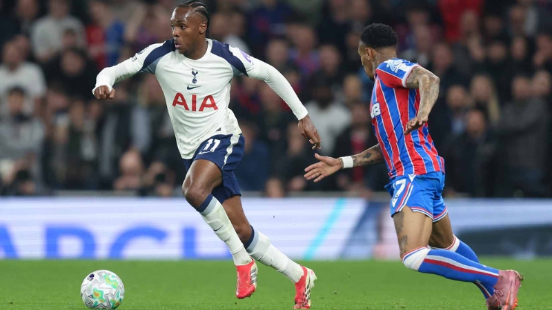 Tottenham tiếp đón Crystal Palace trong trận derby London thuộc vòng 9 Ngoại Hạng Anh 2026/27
