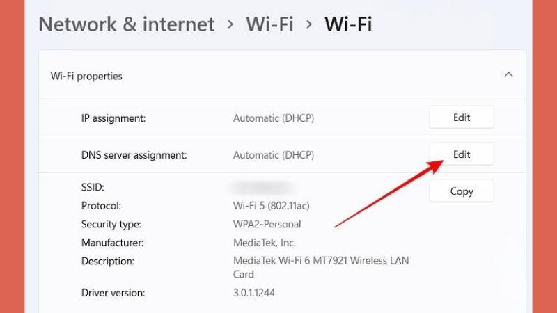 Cách kiểm tra thiết bị đang sử dụng chuẩn WiFi trên Windows
