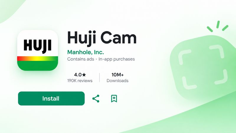 Giao diện Huji Cam