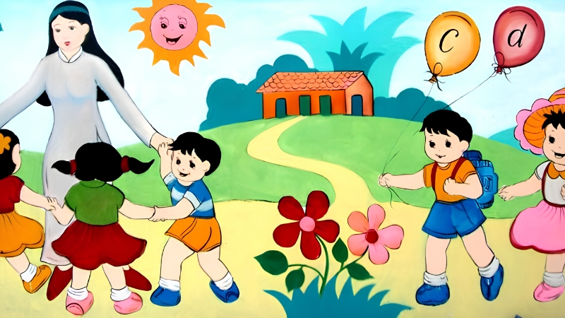tranh-ve-20-11-chu-de-thay-co-va-mai-truong-8