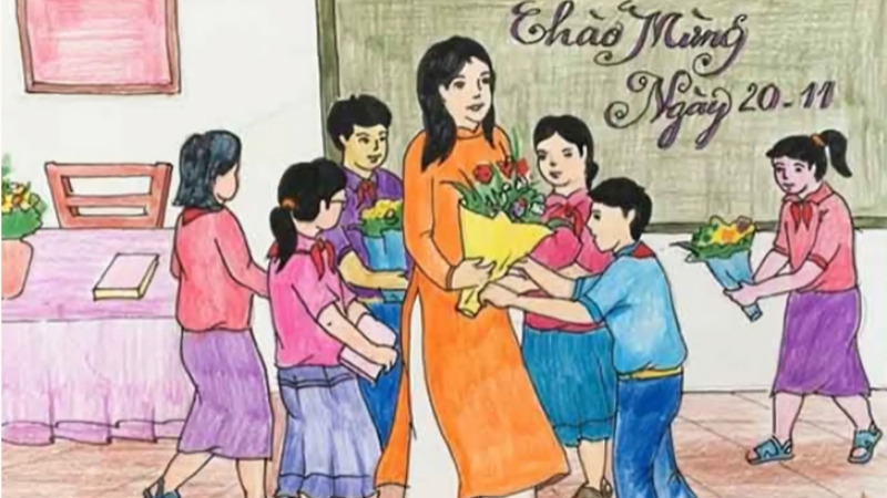 tranh-ve-20-11-sang-tao-danh-cho-hoc-sinh-thcs-thpt-4