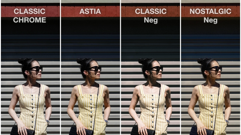 Các chế độ Film Simulation tạo nên sắc độ và độ tương phản khác nhau