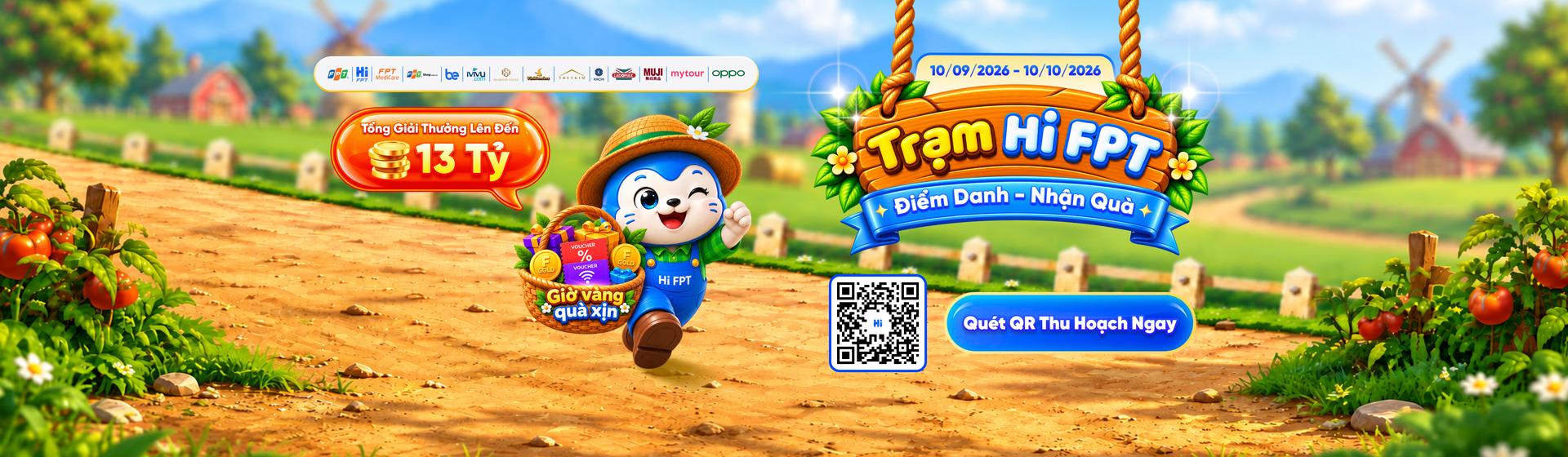 Trạm Hi FPT - Điểm danh nhận quà mỗi ngày