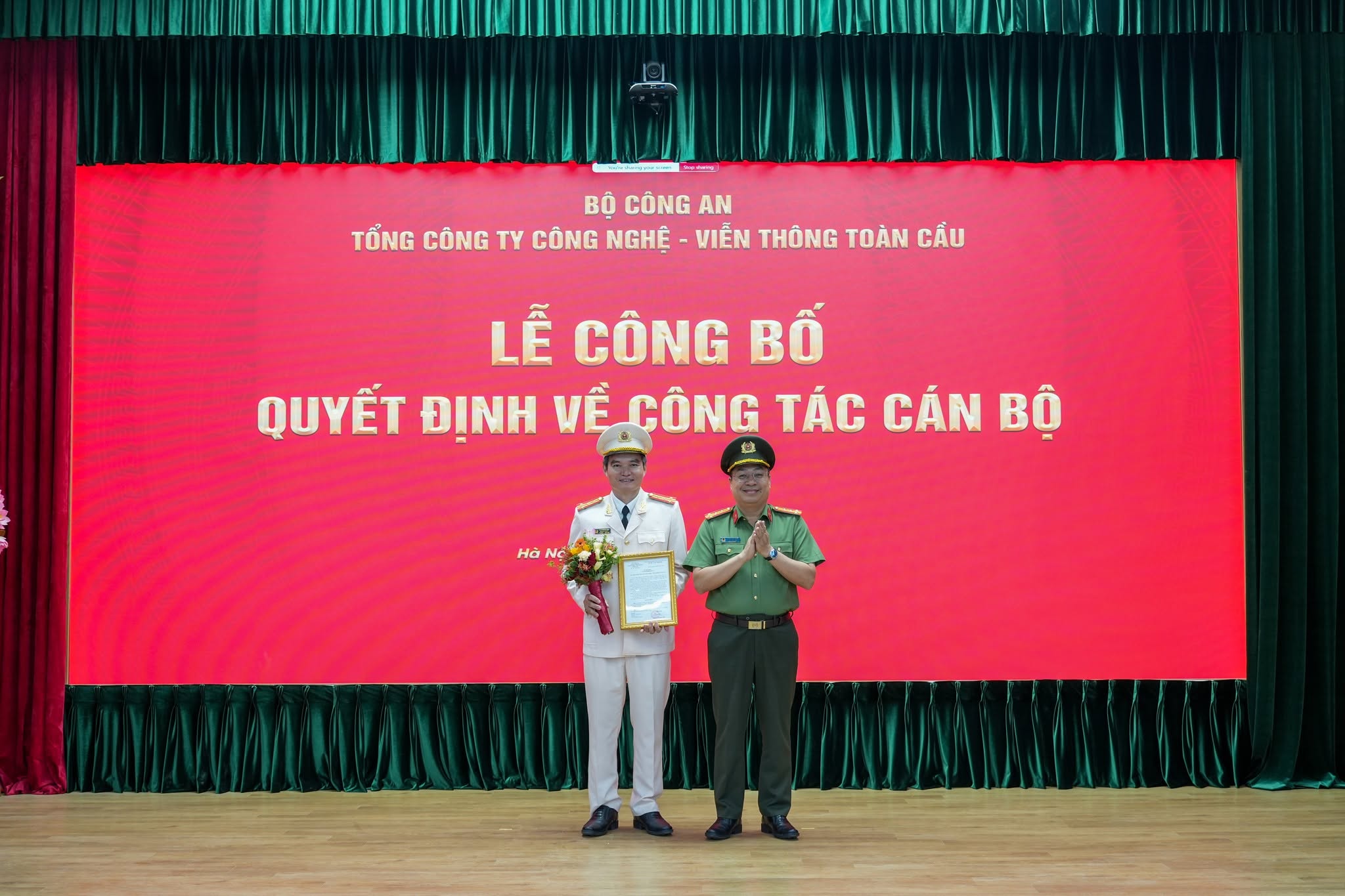 Đại tá Tào Khánh Hợp giữ chức vụ Tổng Giám đốc Tổng công ty GTEL trực thuộc Bộ Công an.