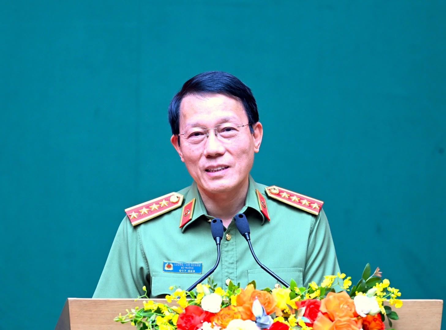 Bộ trưởng Lương Tam Quang phát biểu chỉ đạo tại buổi Lễ.