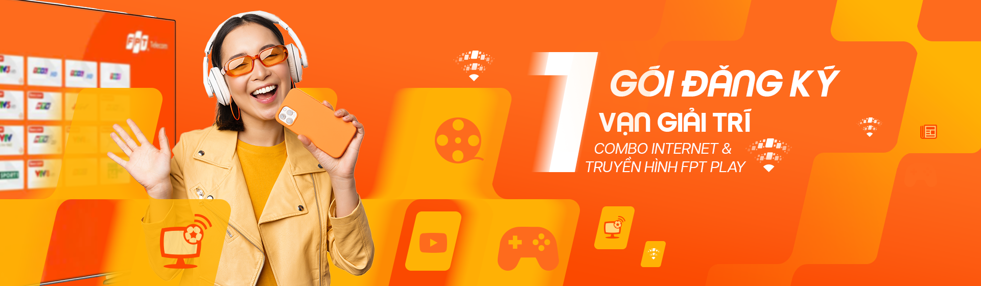 Lắp đặt Combo Internet & Truyền hình FPT Play