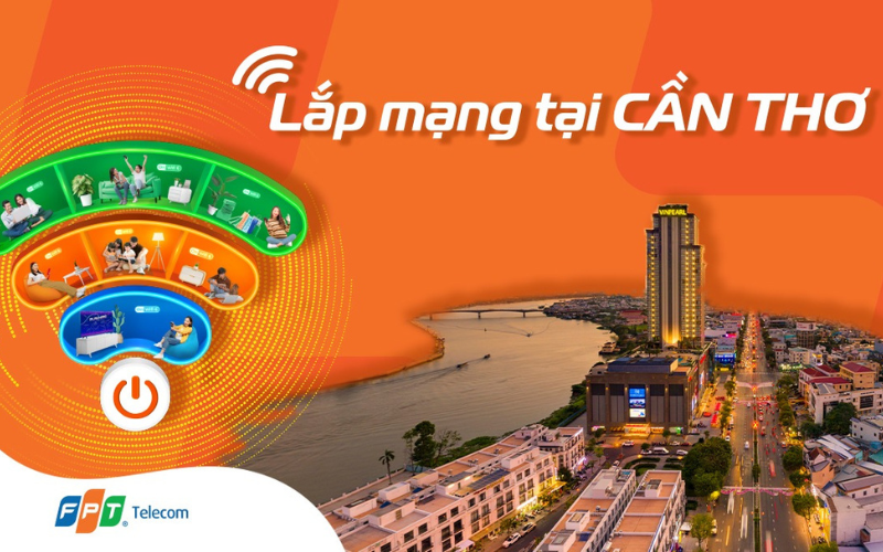 Khuyến mãi lắp đặt Internet Wi-Fi FPT tốc độ cao cho khách hàng Cần Thơ