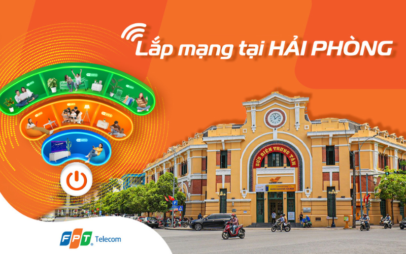 FPT Hải Phòng hỗ trợ lắp đặt Internet WiFi nhanh chóng kèm khuyến mãi hấp dẫn