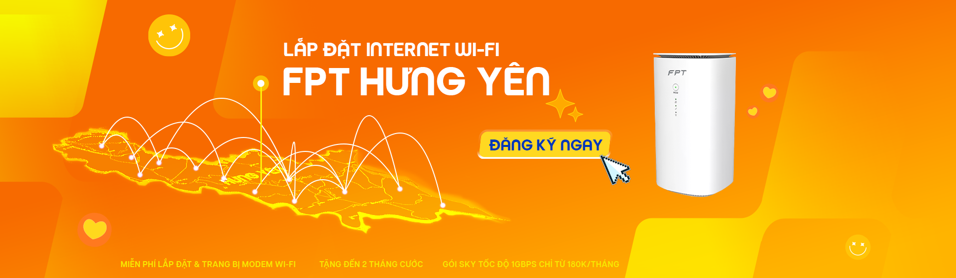 Lắp Internet FPT Hưng Yên