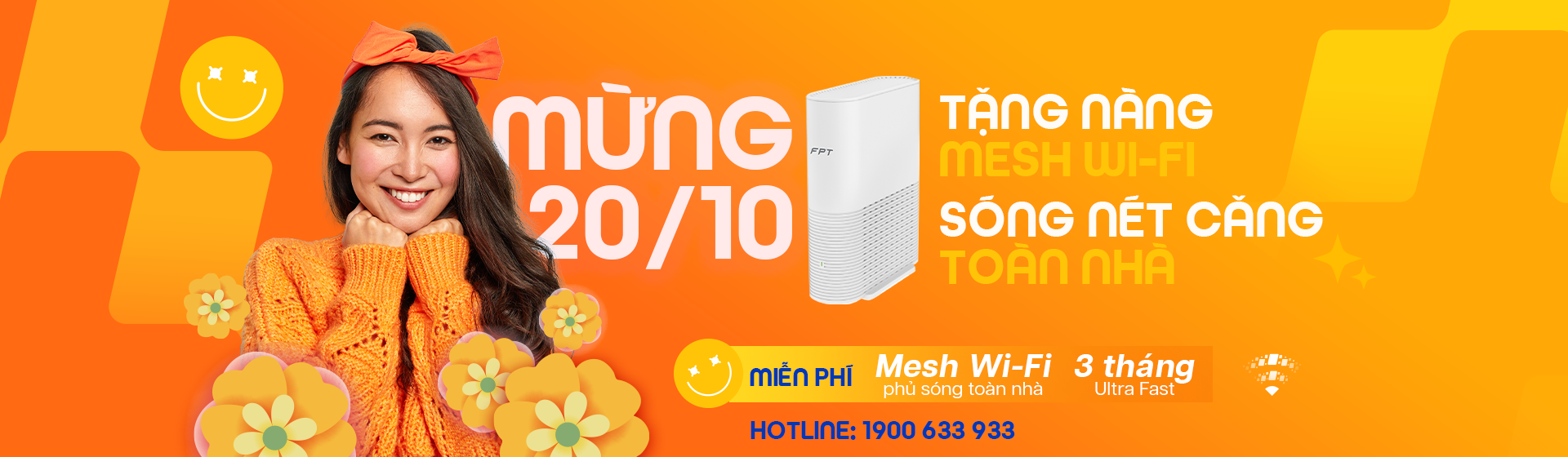 Lắp internet tặng quà 20/10