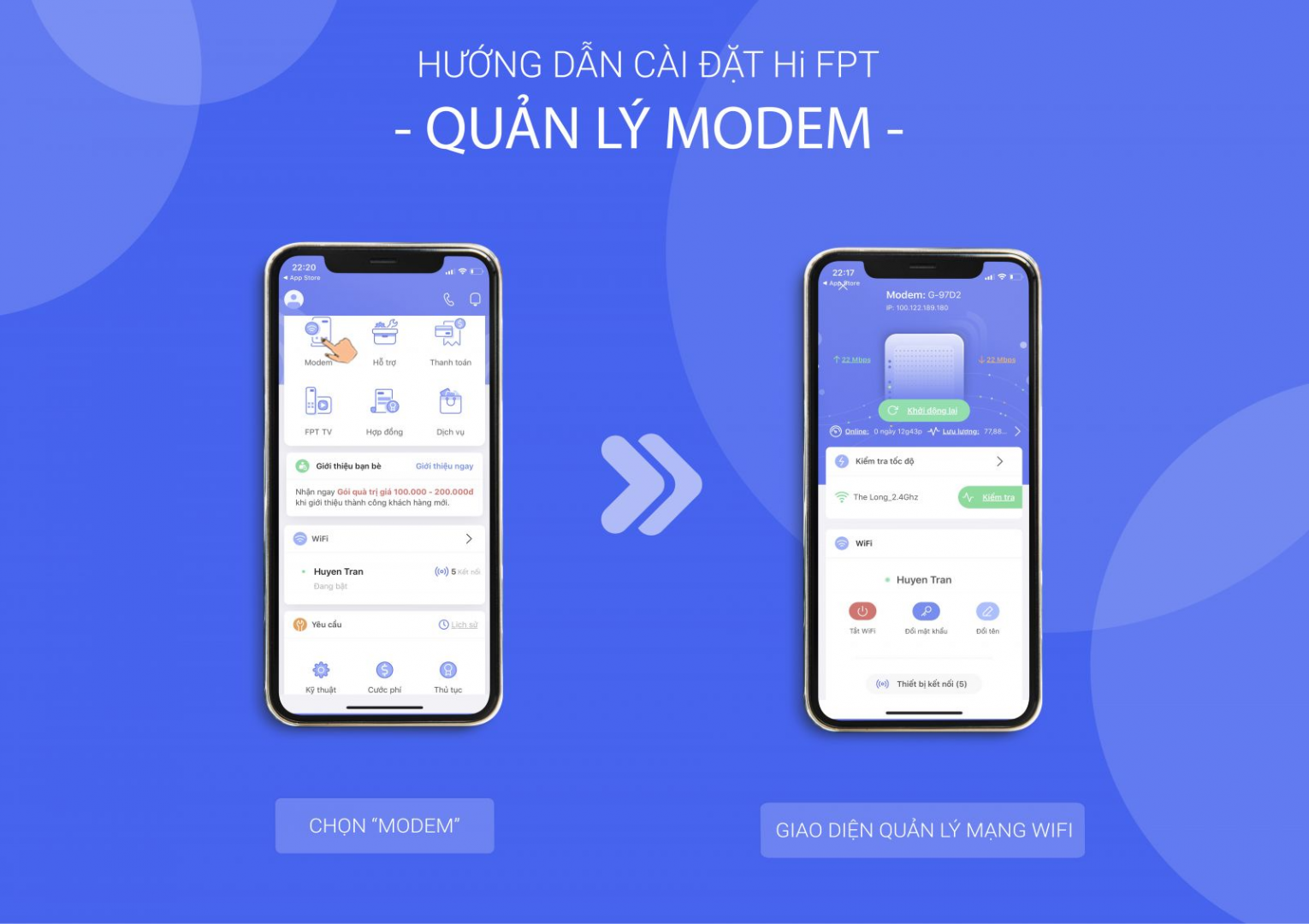 cách quản lý wifi fpt