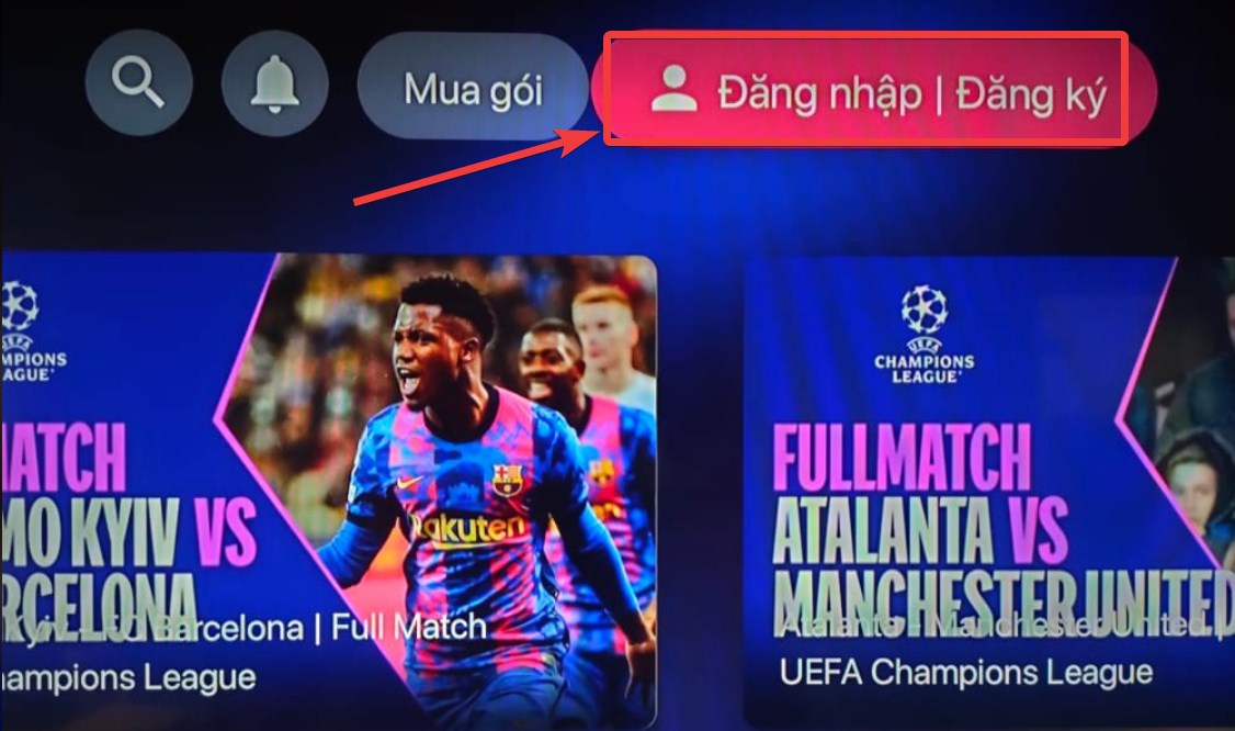 cách đăng nhập tài khoản fpt play