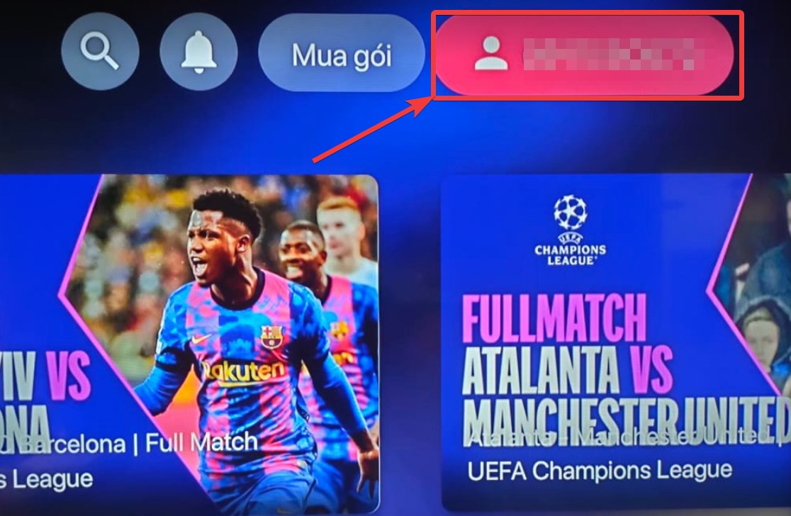 đăng nhập vào tài khoản fpt play