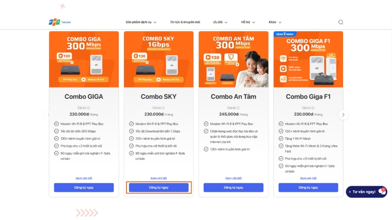 giá cước truyền hình fpt play