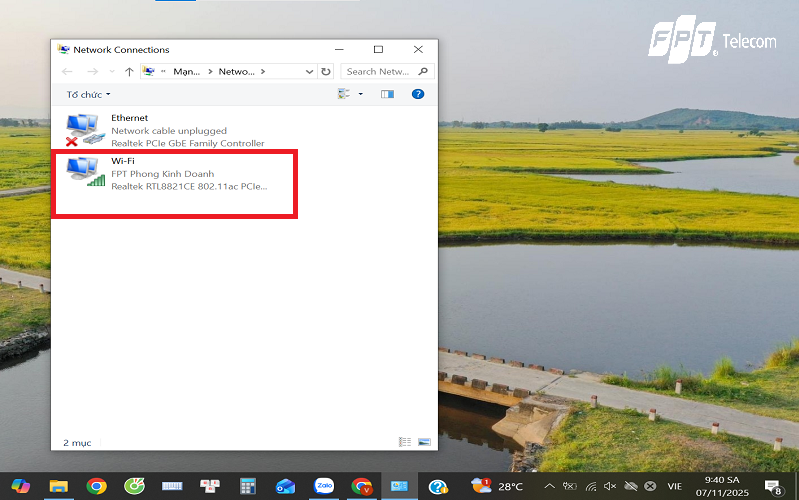 xem mật khẩu wifi máy tính