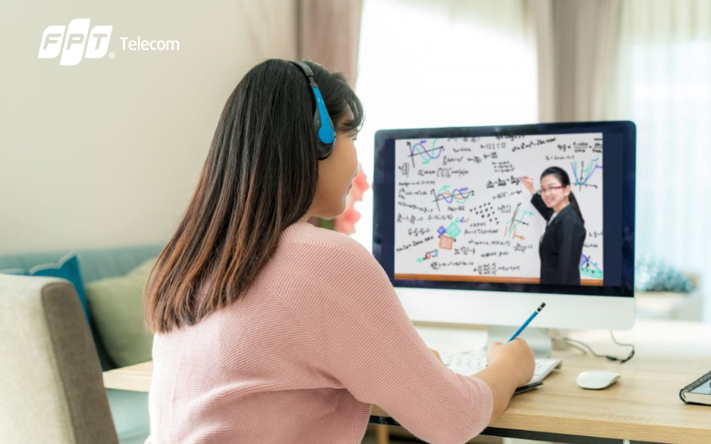 tốc độ internet fpt học online
