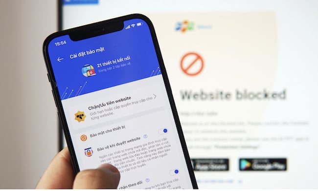 f-safe ngăn chặn theo dõi trực tuyến